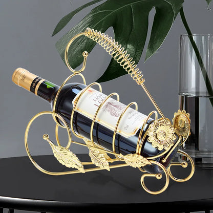 Luxury Style Golden Wine Rack