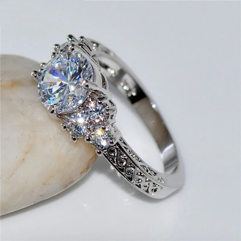 Exquisite Silver Color Rings for Women