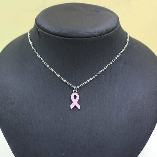 Breast Cancer Pendant Necklace For Women