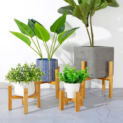 Wooden Plant Stand Flower Pot Base Holder