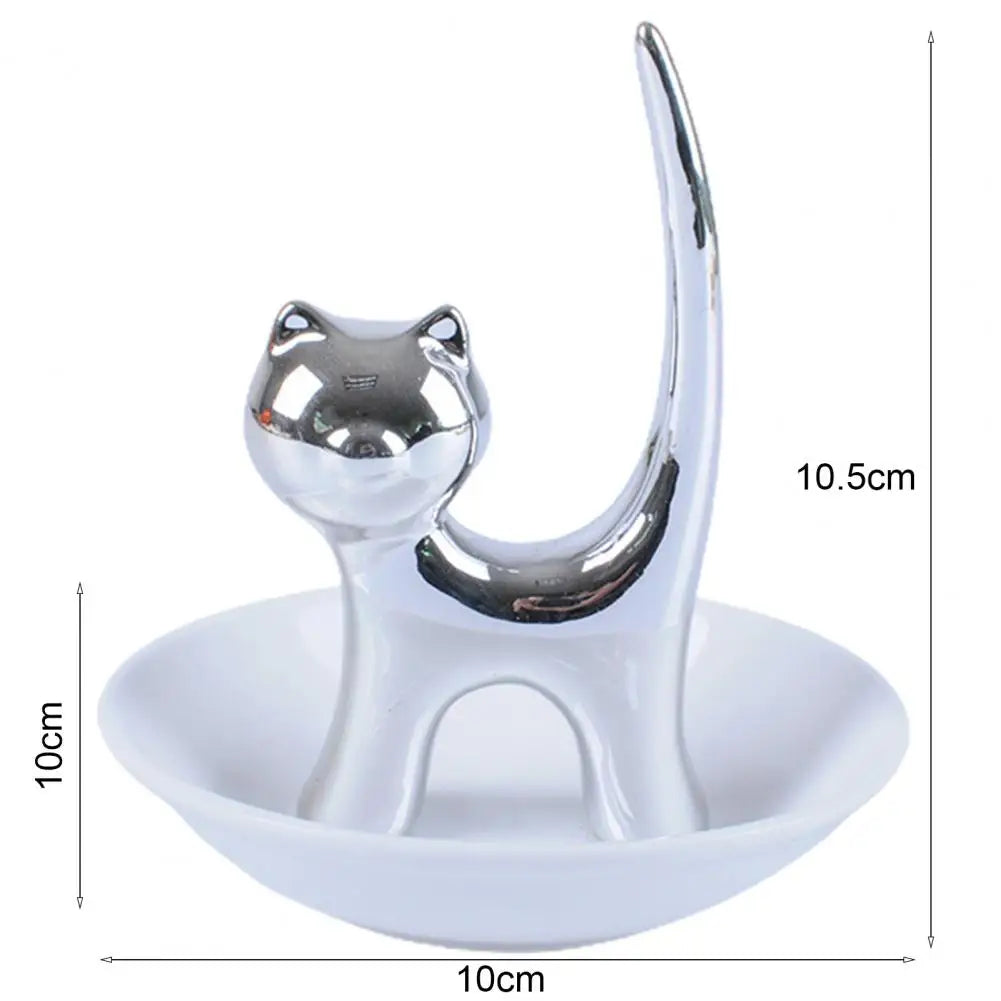 Cats Design Jewelry Dish