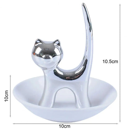 Cats Design Jewelry Dish