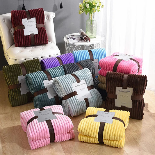 Winter Flannel Blankets For Beds