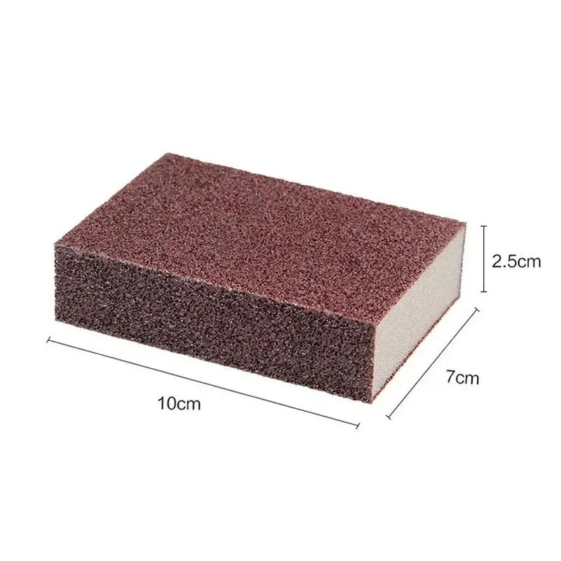 10pcs Magic Erasers Carborundum Removing Rust Cleaning Sponge Brush Kitchen Pot Dish Rust Removal Emery Clean Rub