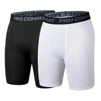 Men's Sports Leggings, Bottoming Shorts, Quick-drying Stretch Fitness, Running, Basketball Training, Compression