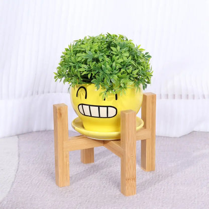 Wooden Plant Stand Flower Pot Base Holder