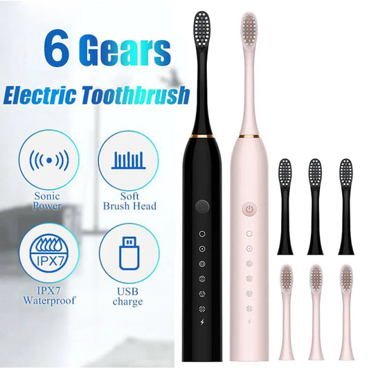 Sonic™ Electric Toothbrush Ultrasonic Automatic USB Rechargeable