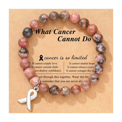 Breast Cancer Awareness Natural Stones