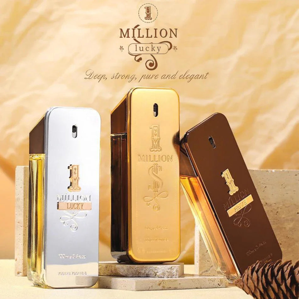 New Soft Golden Millionaire Men's Seductive Leather Notes Best Gifts for Men and Women 100ml