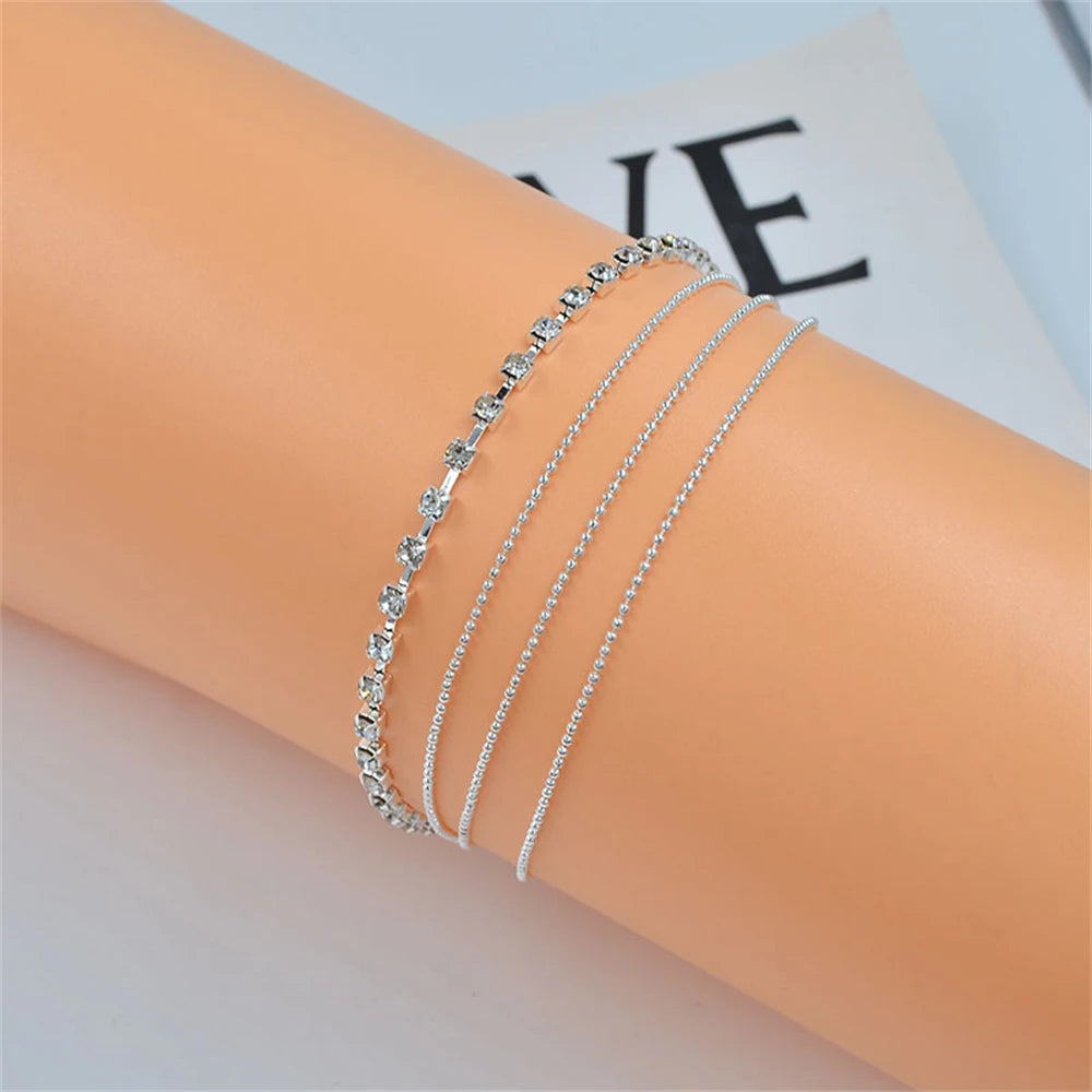 Multi-layer Sexy Crystal Ankle Anklets™ Summer Bracelet