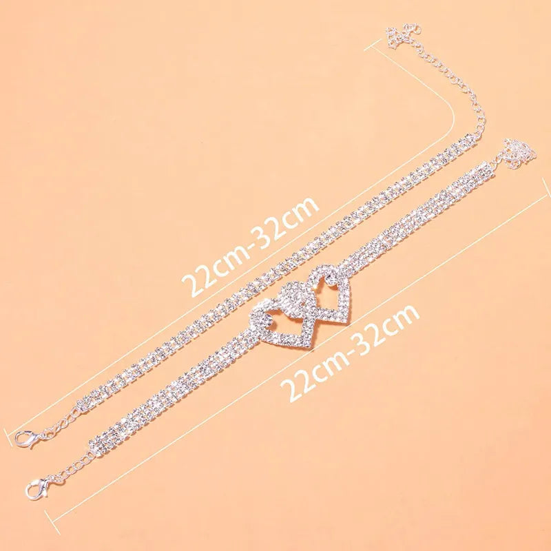 Rhinestone™ Chain Anklets Bracelet For Women