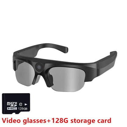 4K High-Definition Glasses Camera, Bicycle Dash Cam, Mini Sports Glasses Camera, Polarized Sunglasses, Bluetooth Glasses