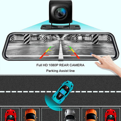 Touch Screen Video Recorder Dash Cam Front and Rear Camera™