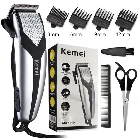 Professional Barbers Blending Hair Clipper Wired Electric Trimmer