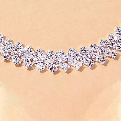 Crystal Cubic Zirconia Women's Anklet Bracelet™