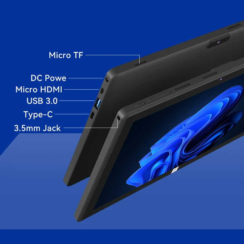 Adreamer WinsPad20 Windows Tablet PC 10.1-inch Tablet N4120 2-in-1 Pad Windows 11 Notebook 8G RAM 128G SSD Tablet