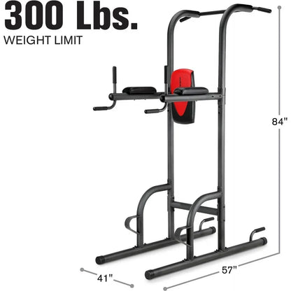 Weider Power Tower with 4 Workout Stations and 300 Lb. User Capacity