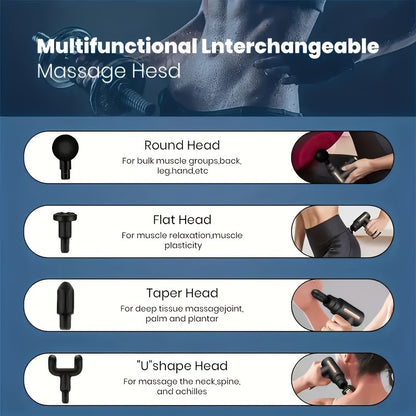 Handheld Massager, Ultra Compact And Elegant Design, Deep Tissue Muscle Tapping Massager, Used For Body, Back And Neck Pain, Powered By High Torque, Father's Day Gift, Mother's Day Gift, Father's Day Gift