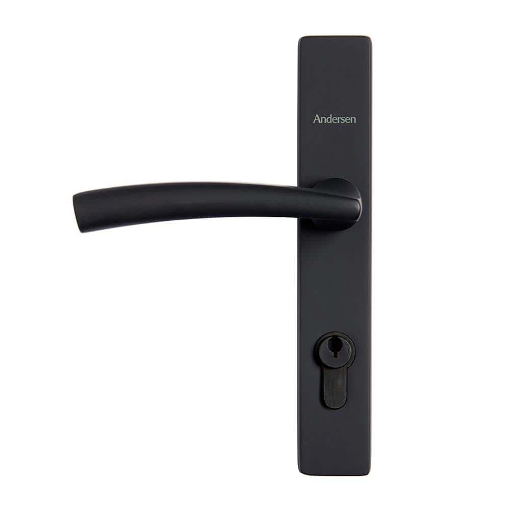 3000 and 4000 Series Matte Black Modern Storm Door Handle Set