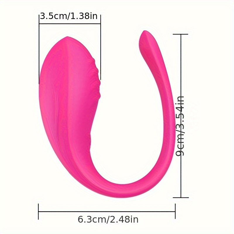 1pc Wireless Vibrating Egg, Long-Range Control Via App, Rechargeable Via USB, Silicone Stimulator For Women And Couples, Kegel Exercise Toy