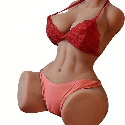 Realistic Female Body Doll: Adult Male Masturbation Toy, Large Butt and Vagina, No Head, 19" Tall, TPE Material, No Battery, No Wire, Suitable for Male Orgasm and Self-pleasure