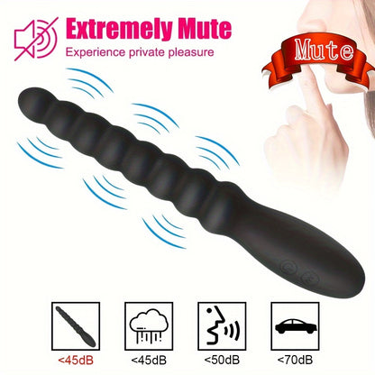 1pc Rechargeable Anal Ball Anal Vibrator with 10 Vibration Modes, G Spot Vagina Vibrator Anal Plug for Prostate Massage, Anal Beads for Men Women Couples SM Near Adults - High-Quality Sex Toys