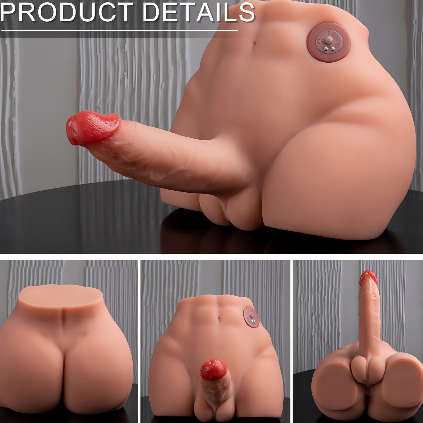 6.7Inches &9.58LB Simulated Penis, Female Masturbator, Electric Automatic Retractable Simulated Penis.