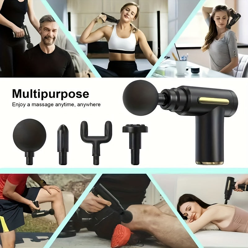 Handheld Massager, Ultra Compact And Elegant Design, Deep Tissue Muscle Tapping Massager, Used For Body, Back And Neck Pain, Powered By High Torque, Father's Day Gift, Mother's Day Gift, Father's Day Gift