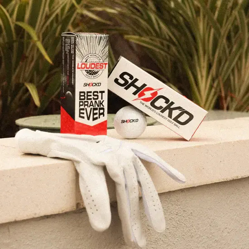 SHOCK'D Golf Balls - World'S LOUDEST Golf Ball - Red or White Incognito Version