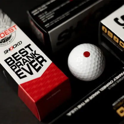 SHOCK'D Golf Balls - World'S LOUDEST Golf Ball - Red or White Incognito Version
