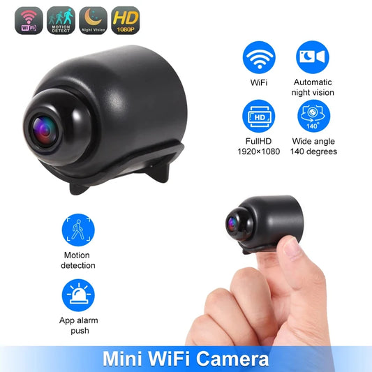 1080P Mini WiFi Camera Night Vision Motion Detection Video Camera Home Security Camcorder Surveillance Baby Monitor