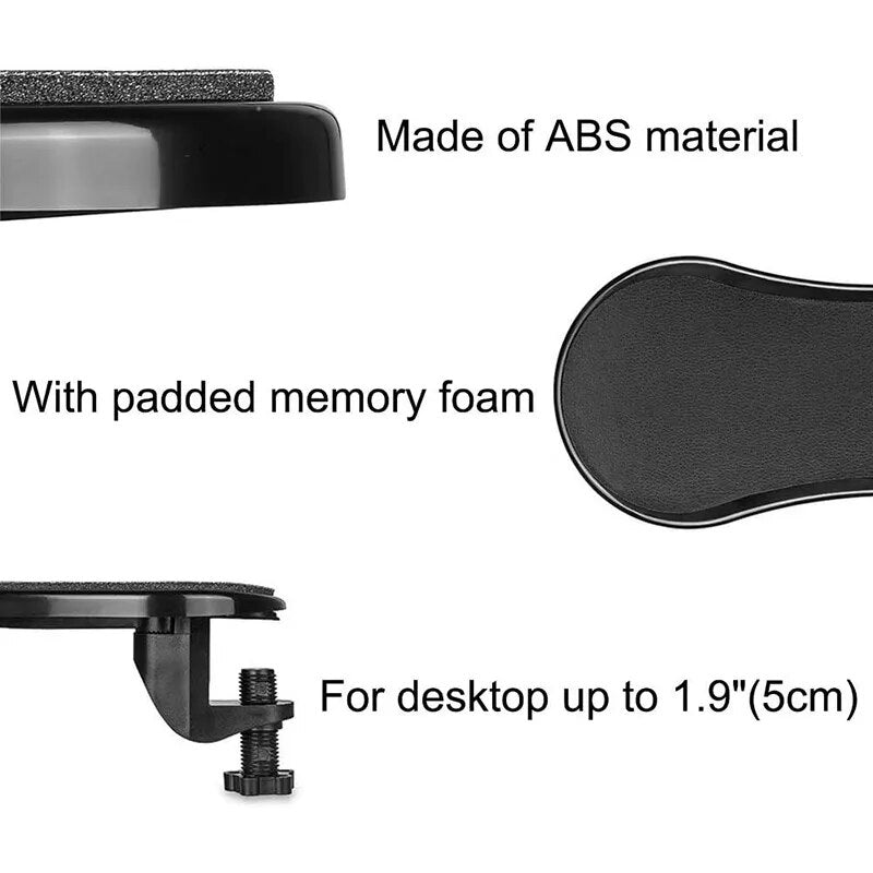 Computer Arm Rest for Desk Adjustable Ergonomic Wrist Rest Support for Keyboard 