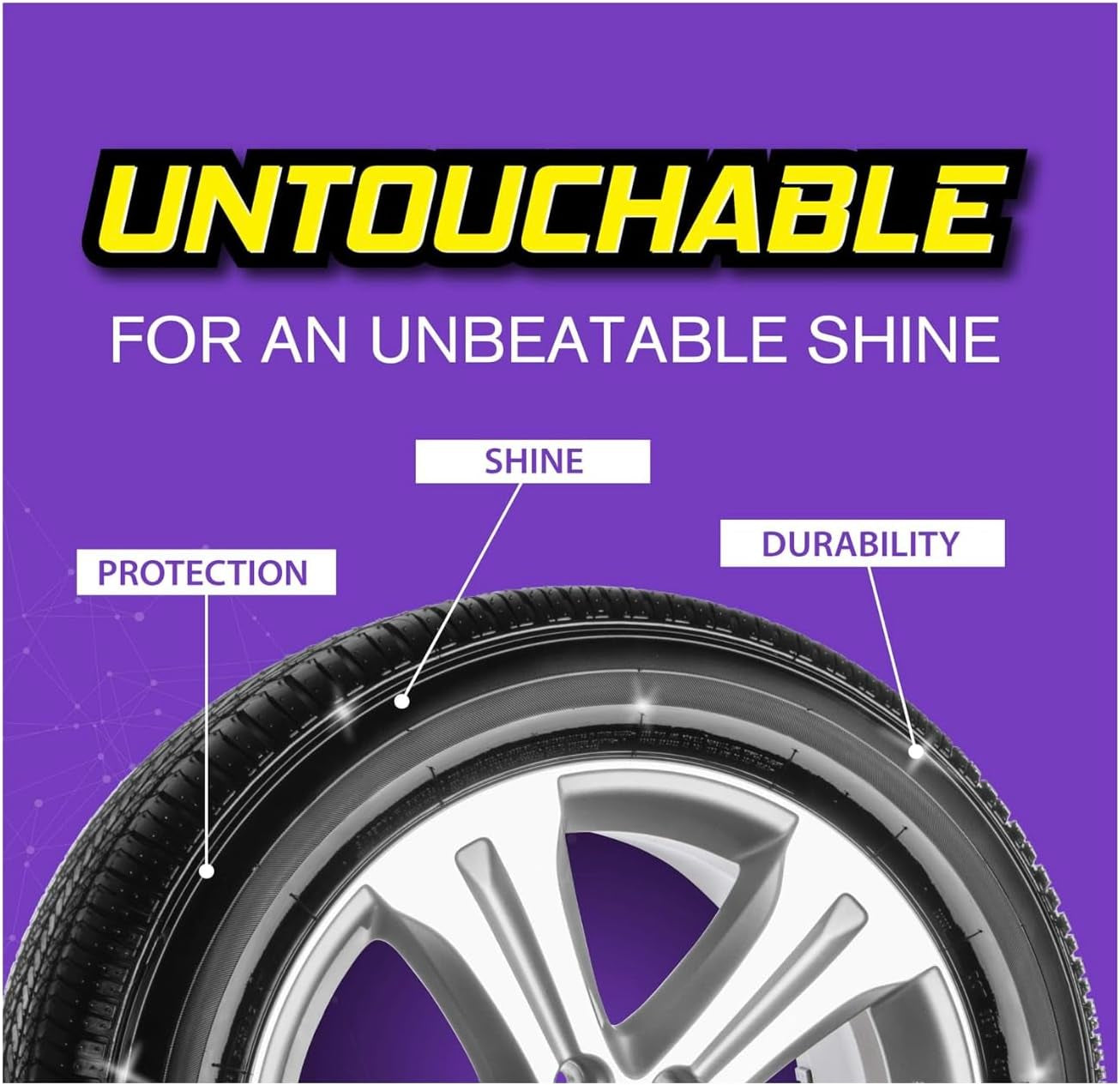 Untouchable Wet Tire Finish, 13 Ounce (Pack of 3)