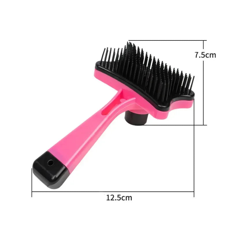 Pet Hair Removal Brush Cat Hair Removal Dog Hair Cleaner One Click Hair Removal Massage Comb