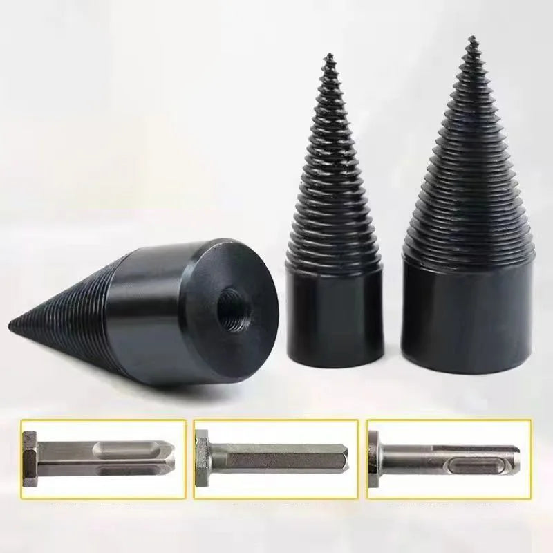 32/38/42/45/50Mm Wood Drill Bit Twist Firewood Splitting Drill Bit Wood Splitter Screw Cones