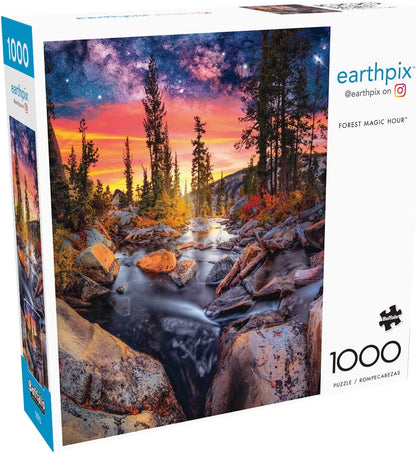 Forest Magic Hour - 1000 Piece Jigsaw Puzzle for Adults Size Is 26.75 X 19.75