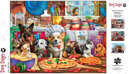 Buffalo Games - Pizza Time Pups - 750 Piece Jigsaw Puzzle
