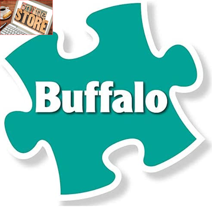 Buffalo Games - Fun at the Amusement Bark - 750 Piece Jigsaw Puzzle, Black