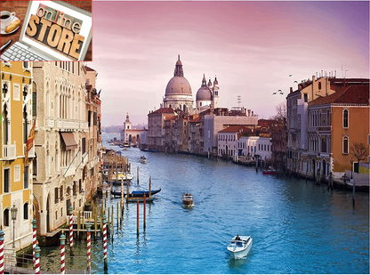 Jigsaw Puzzles 1000 Pieces, for Adults Families (Water City Venice)